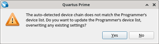 Menuconfig screen